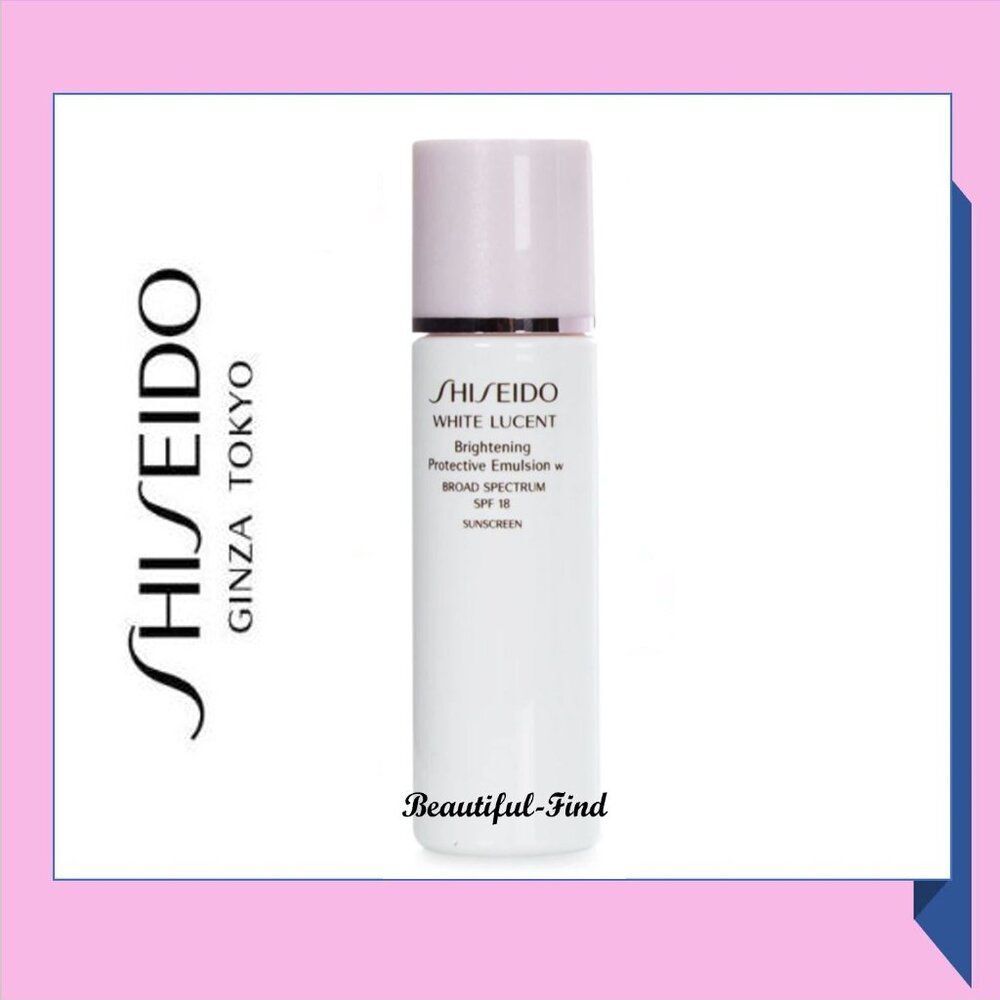 Shiseido White Lucent Brightening Protective Emulsion spf 18 1oz TOT…
